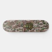 Zombie Dagger Marine Camouflage Persoonlijk Skateboard (Horizontaal)
