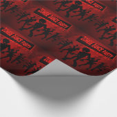 Zombie Dance Party Cadeaupapier (Hoek)