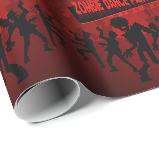 Zombie Dance Party Cadeaupapier (Rol Hoek)