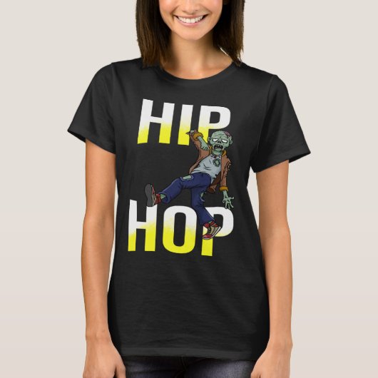 ZOMBIE Dancing HIP HOP Breakdancing Kinder of Volw T-shirt (Voorkant)