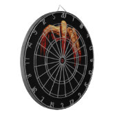 Zombie Dartboard Cool Halloween Zombie Darts Dartbord (Voorkant Links)