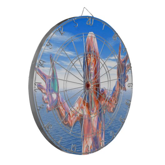 Zombie Dartbord (Voorkant Links)