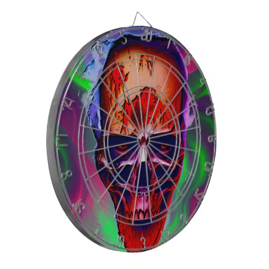 Zombie darts dartbord (Voorkant Links)