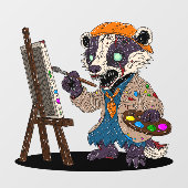 Zombie Das Kunstenaar Raamsticker (Vel)