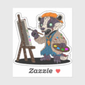 Zombie Das Kunstenaar Sticker (Vel)