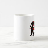 Zombie Defense Security - zwart en rood Koffiemok (Center)