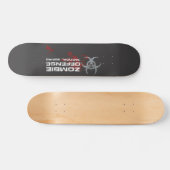 Zombie Defense Tactical Squad board - zwart Persoonlijk Skateboard (Horizontaal)