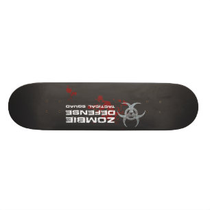 Zombie Defense Tactical Squad bord - zwart Persoonlijk Skateboard