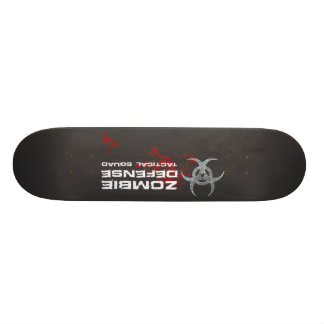Zombie Defense Tactical Squad bord - zwart Persoonlijk Skateboard