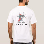 Zombie Defense Tactical Squad T-shirt (Achterkant)