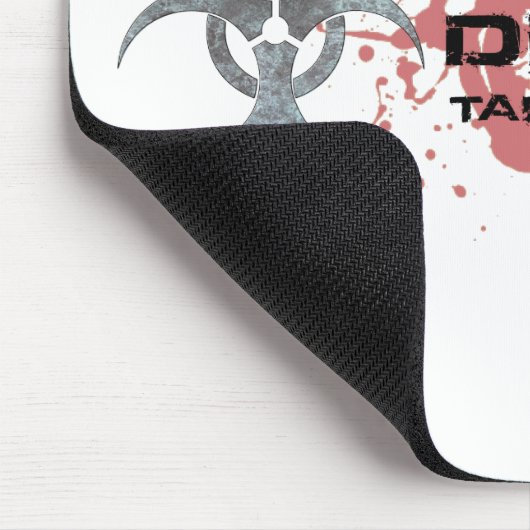 Zombie Defensie Tactisch Squad mousepad wit Muismat (Hoek)