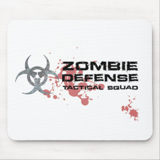 Zombie Defensie Tactisch Squad mousepad wit Muismat