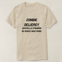 Zombie Delicacy Menselijk brein met mosterdsaus