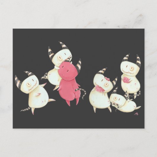 Zombie Devils - Little Devils art ipad case Briefkaart (Voorkant)