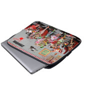 Zombie Diner Laptop Sleeve (Voorkant onderkant)
