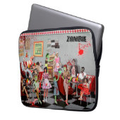 Zombie Diner Laptop Sleeve (Voorkant Links)