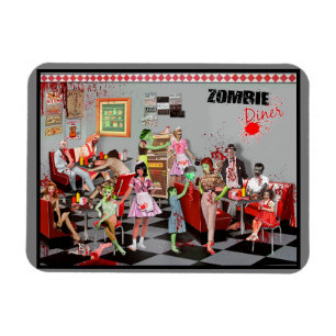Zombie Diner Magneet