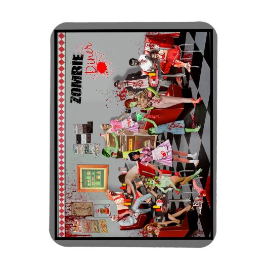 Zombie Diner Magneet (Verticaal)