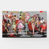Zombie Diner Spandoek (Horizontaal)