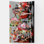 Zombie Diner Spandoek (Verticaal)