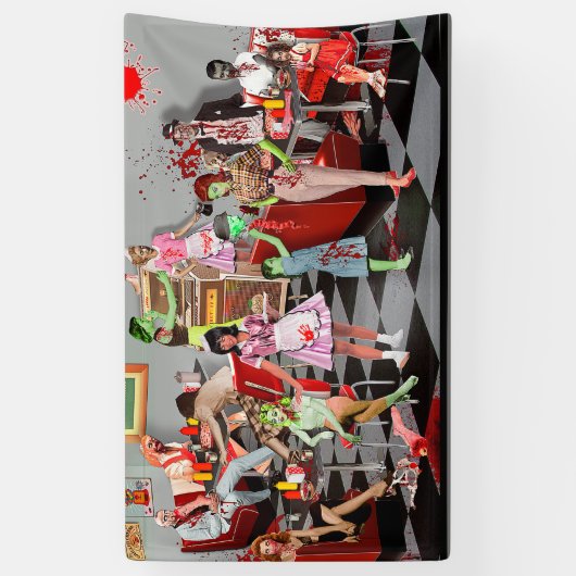Zombie Diner Spandoek (Verticaal)