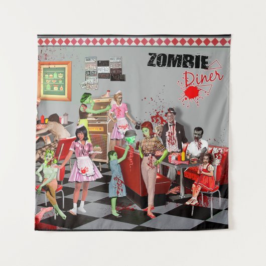 Zombie Diner Wandkleed (Voorkant)