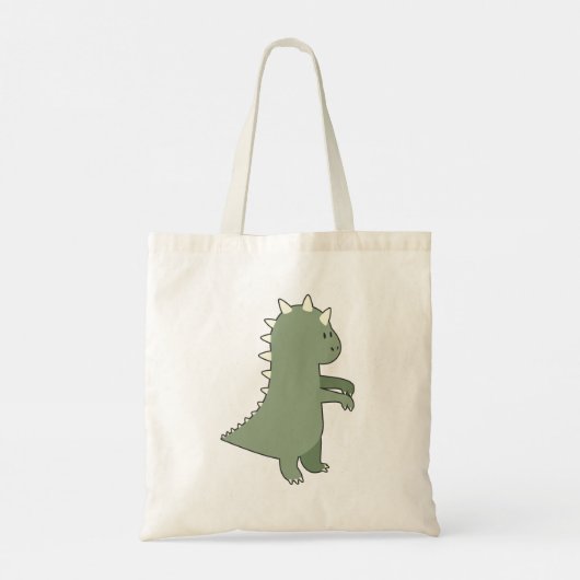 Zombie dino tote bag (Achterkant)