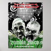 zombie disco poster (Voorkant)