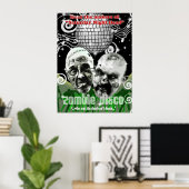 zombie disco poster (Thuiskantoor)