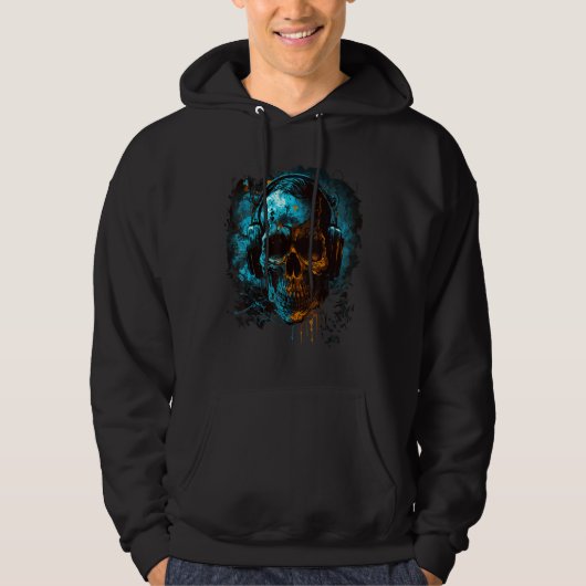 Zombie Dj Hoodie (Voorkant)