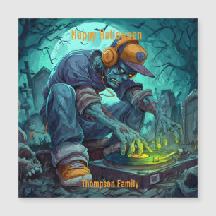 Zombie DJ Rave Halloween-feeststemming