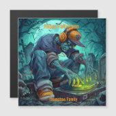 Zombie DJ Rave Halloween Party Vibes (Voorkant / Achterkant)