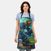 Zombie DJ Rave Halloween Party Vibes Schort (Gedragen)