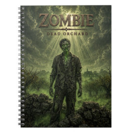 Zombie Dode Boomgaard Donkere Bioscoop Notitieboek