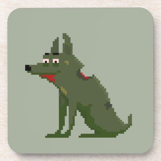 Zombie Dog Bier Onderzetter (Voorkant)