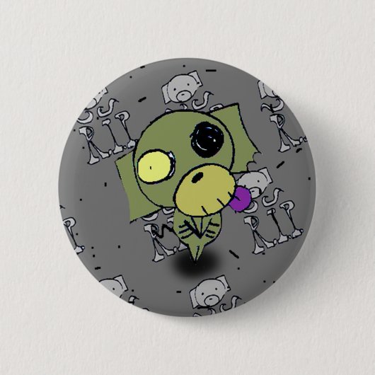 Zombie Dog Button (Voorkant)