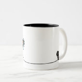 Zombie Dog Fetching Two-Tone Mok (Voorkant rechts)