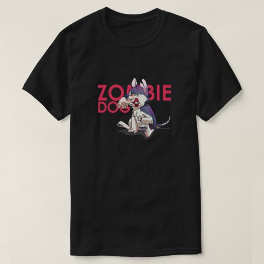Zombie Dog Fit V-Neck T-shirt (Design voorkant)