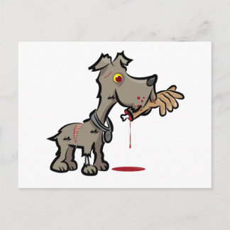 Zombie Dog Illustratie van Daily Undode Briefkaart