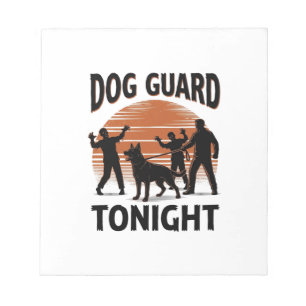 Zombie Dog Patrol Vintage Halloween T-shirt_1 Notitieblok
