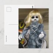 Zombie Doll Briefkaart (Voorkant / Achterkant)