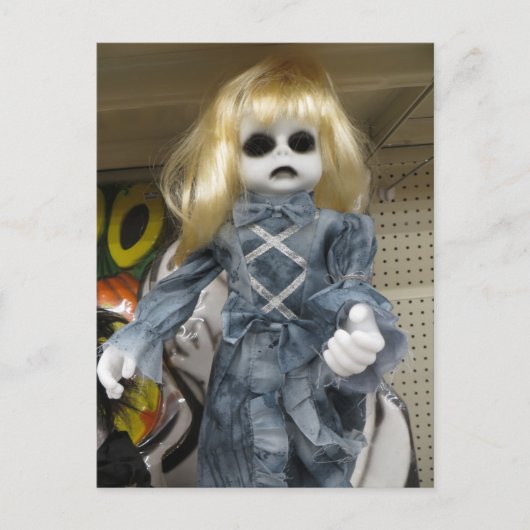 Zombie Doll Briefkaart (Voorkant)