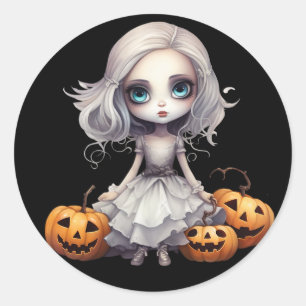 Zombie Doll Ronde Sticker