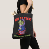 Zombie Doll Trick or treat Halloween Tote Bag (Dichtbij)