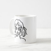 Zombie Doodle Koffiemok (Voorkant links)