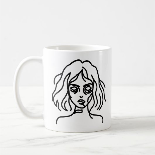 Zombie Doodle Koffiemok (Links)
