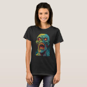 Zombie door Haunted Horror Halloween 1 T-shirt (Voorkant volledig)