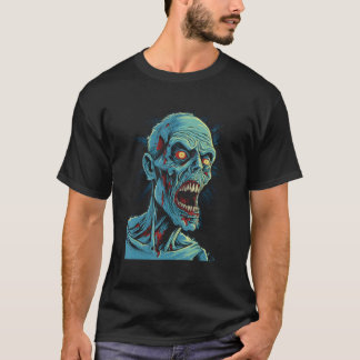 Zombie door Haunted Horror Halloween 6 T-shirt