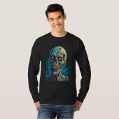 Zombie door Haunted Horror Halloween 7 T-shirt (Voorkant volledig)