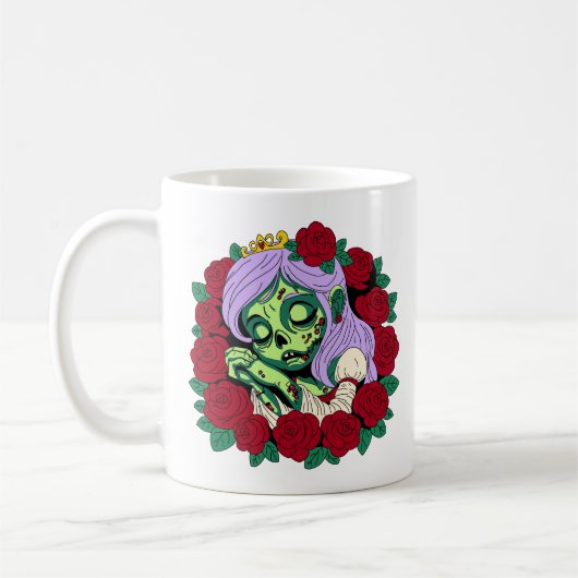 Zombie Doornroosje Koffiemok (Links)